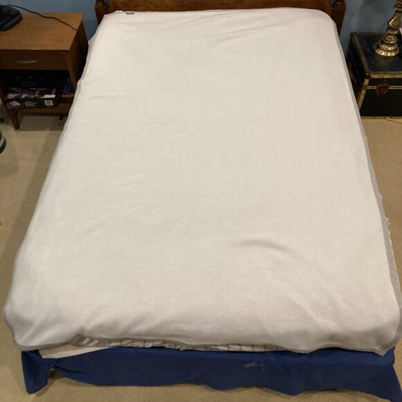 Sun America Mutual Funds Gray Blanket Sweatshirt MV Sport 78"x54" Soft New - Picture 3 of 7